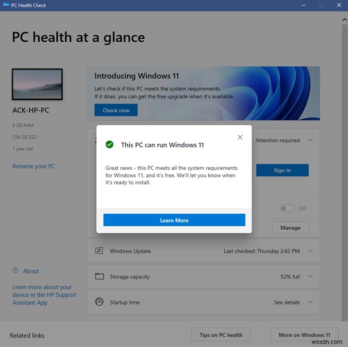 How to check if your PC can run Windows 11 using PC Health Check tool