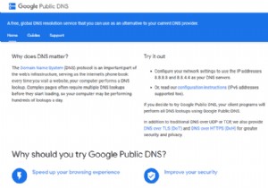 Free and Public DNS Servers
