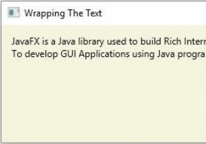 How to wrap the text within the width of the window in JavaFX?