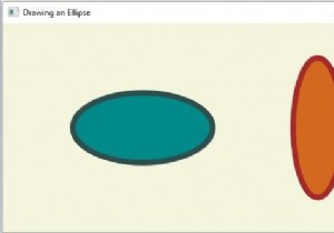 How to create an Ellipse using JavaFX?