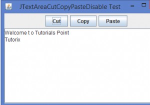 How can we disable cut, copy and paste functionality of a JTextArea in Java?