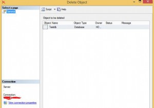 How to delete the database in MS SQL Server