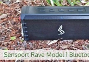 Hit the Outdoors with the Rave Model 1 Bluetooth Speaker by Sensport