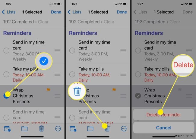 How to Delete Reminders on iPhone