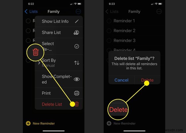How to Delete Reminders on iPhone