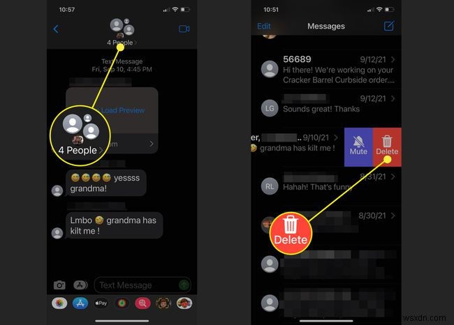 How to Delete Text Groups on iPhone