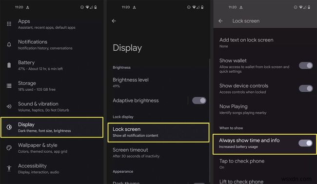 How to Display a Clock on Your Android Lock Screen
