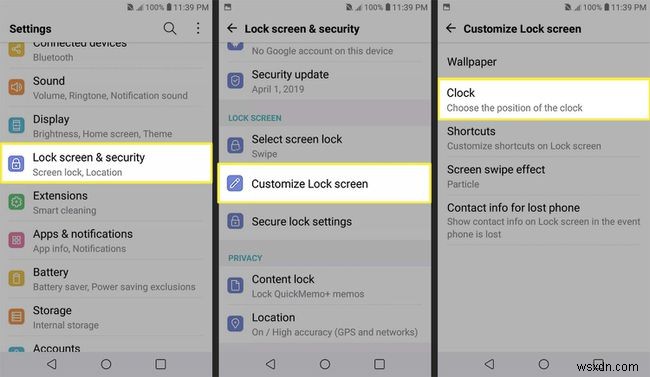How to Display a Clock on Your Android Lock Screen