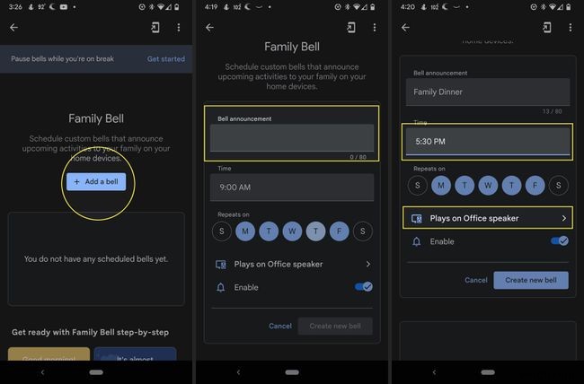 How to Set up Google Family Bell on Android