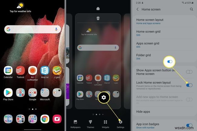 How to Unlock the Home Screen Layout on Samsung