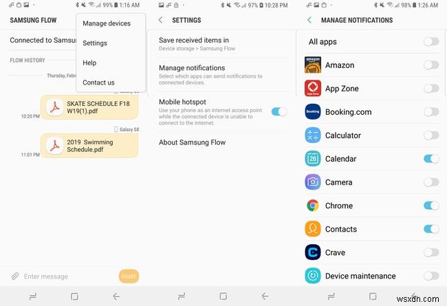 What is Samsung Flow?
