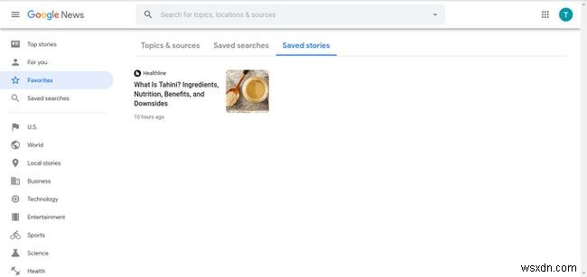 How to Use Google News Like an RSS Feed Reader