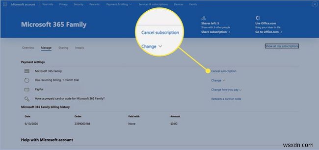 How to Cancel Microsoft 365