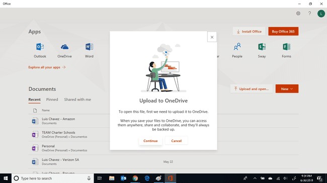 How to Use the Office App for Windows