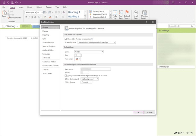 Change the Default Font in Microsoft Office