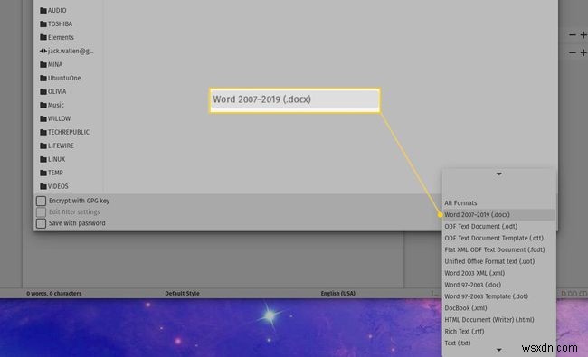 How to Save LibreOffice Files in Microsoft Office Format