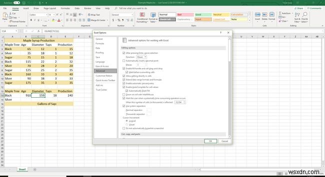 Hide/Unhide Scroll Bars and Reset the Vertical Slider Range in Excel