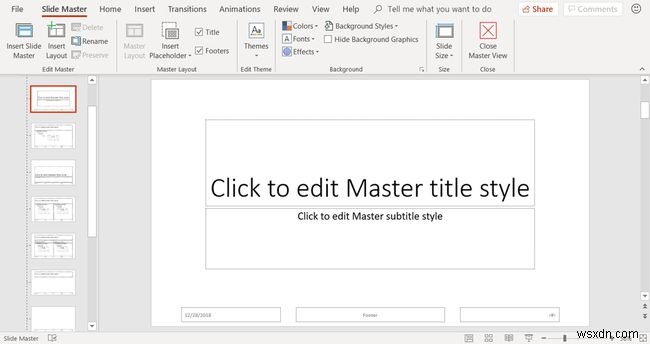 How to Use PowerPoint Slide Master Layouts