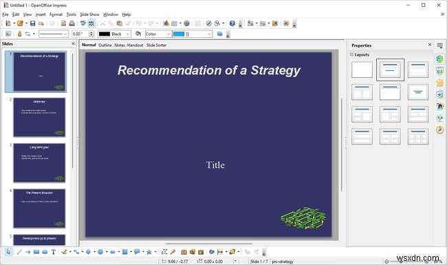 OpenOffice Impress Review