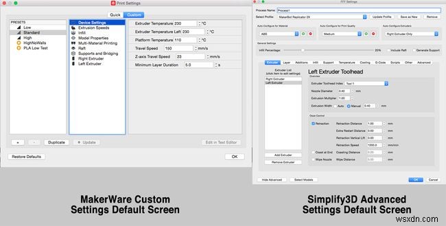 Adjusting 3D Printer Settings With Heat and Speed Change