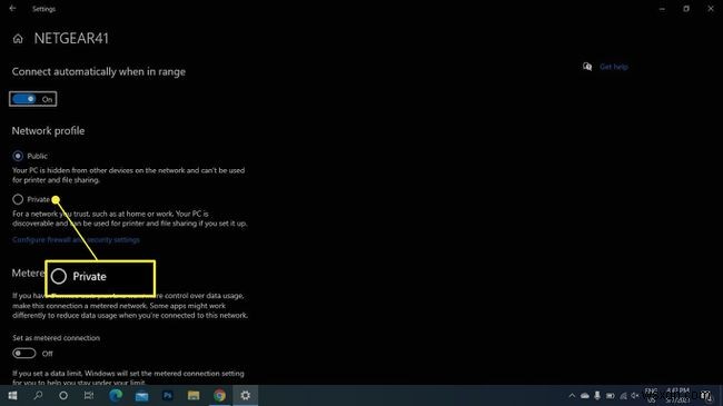 How to Change Your Network From Public to Private