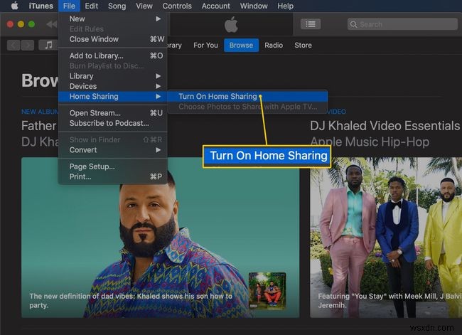 How to Set Up and Use Home Sharing in iTunes
