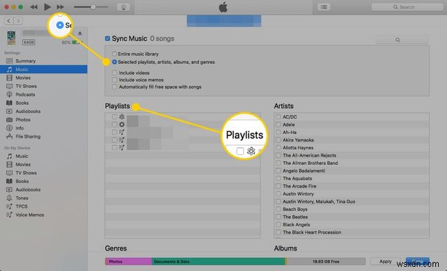 iTunes Sync: How to Sync Only Certain Songs