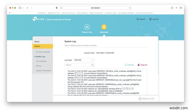 How to Check Router History