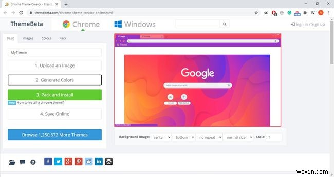 How to Create Google Chrome Themes