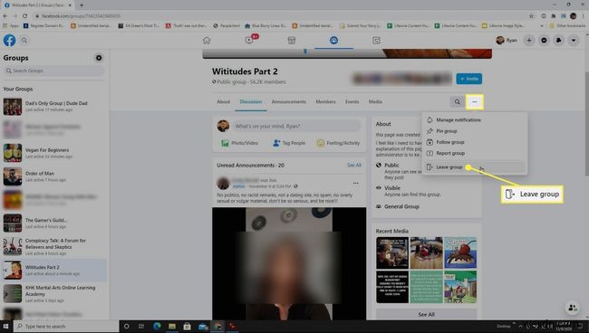 How to Leave a Facebook Group
