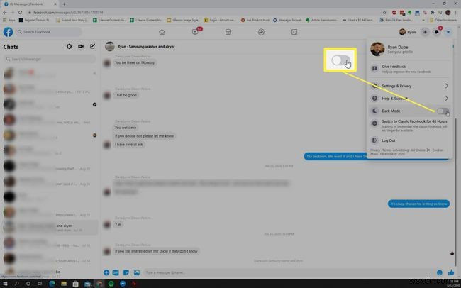 How to Turn on Facebook Messenger Dark Mode