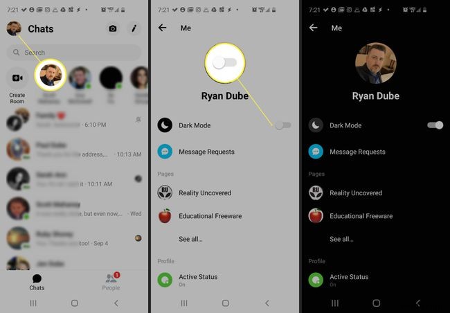 How to Turn on Facebook Messenger Dark Mode