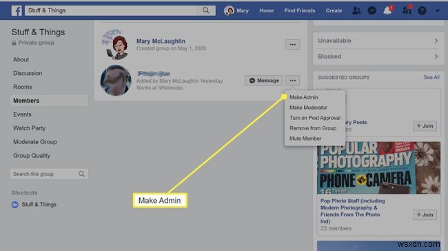 How to Add Admins to a Facebook Group