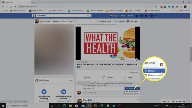How to Delete a Comment on Facebook
