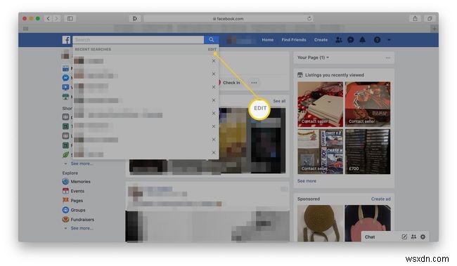 How to Clear Your Facebook Search History