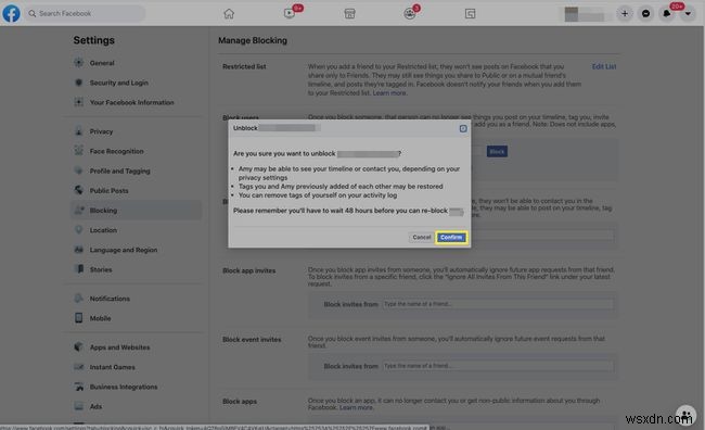 How to Unblock Someone on Facebook