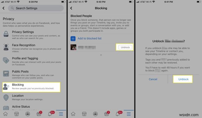 How to Unblock Someone on Facebook