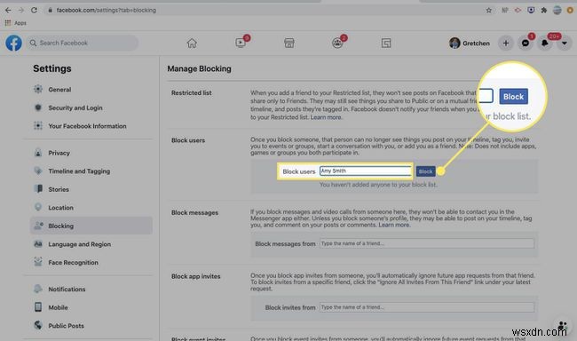 How to Block Someone on Facebook