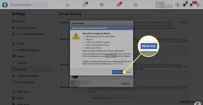How to Block Someone on Facebook