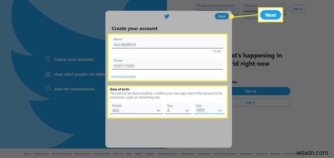 How to Set up a New Twitter Account