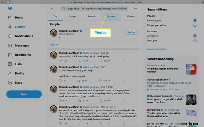 How to Search Twitter Images