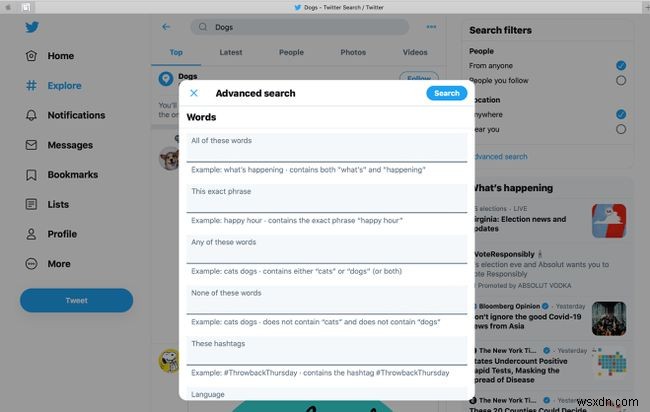 How to Search Twitter Images
