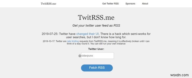 How to Create Your Own Twitter RSS Feed