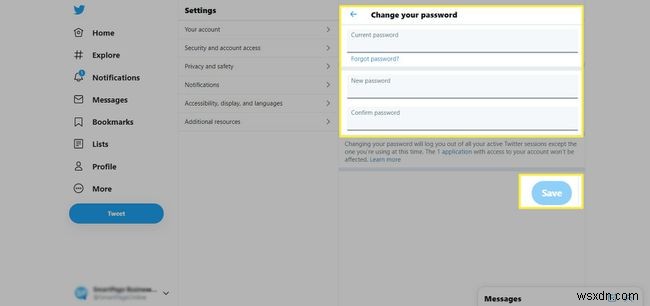 How to Change Your Twitter Password
