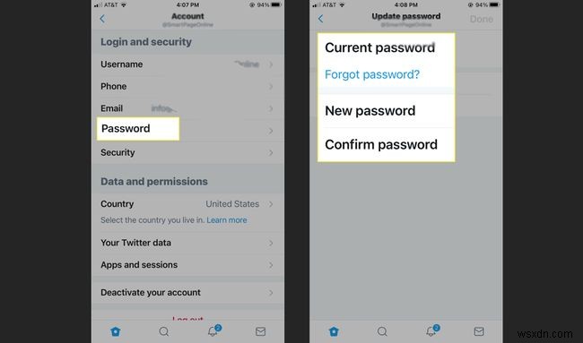 How to Change Your Twitter Password