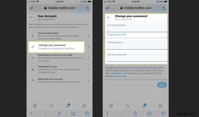 How to Change Your Twitter Password