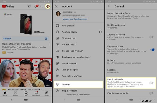How to Turn Off Restricted Mode on YouTube
