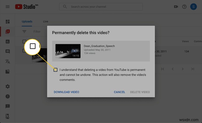 How to Remove a Video From YouTube