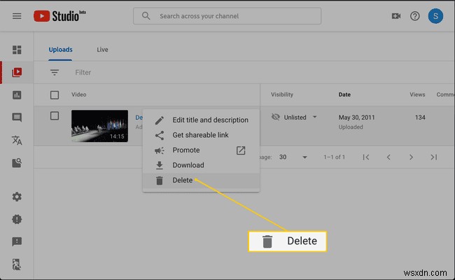 How to Remove a Video From YouTube