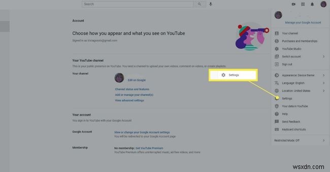 YouTube Privacy Settings